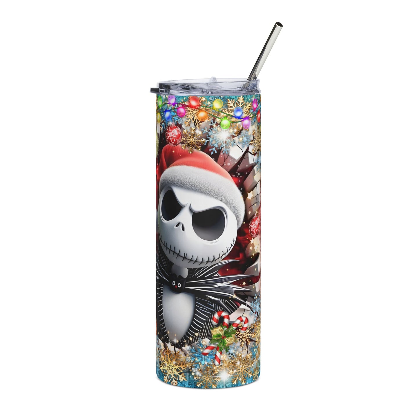 Christmas Character 20oz Stainless Steel Tumbler — Festive Holiday Travel Cup