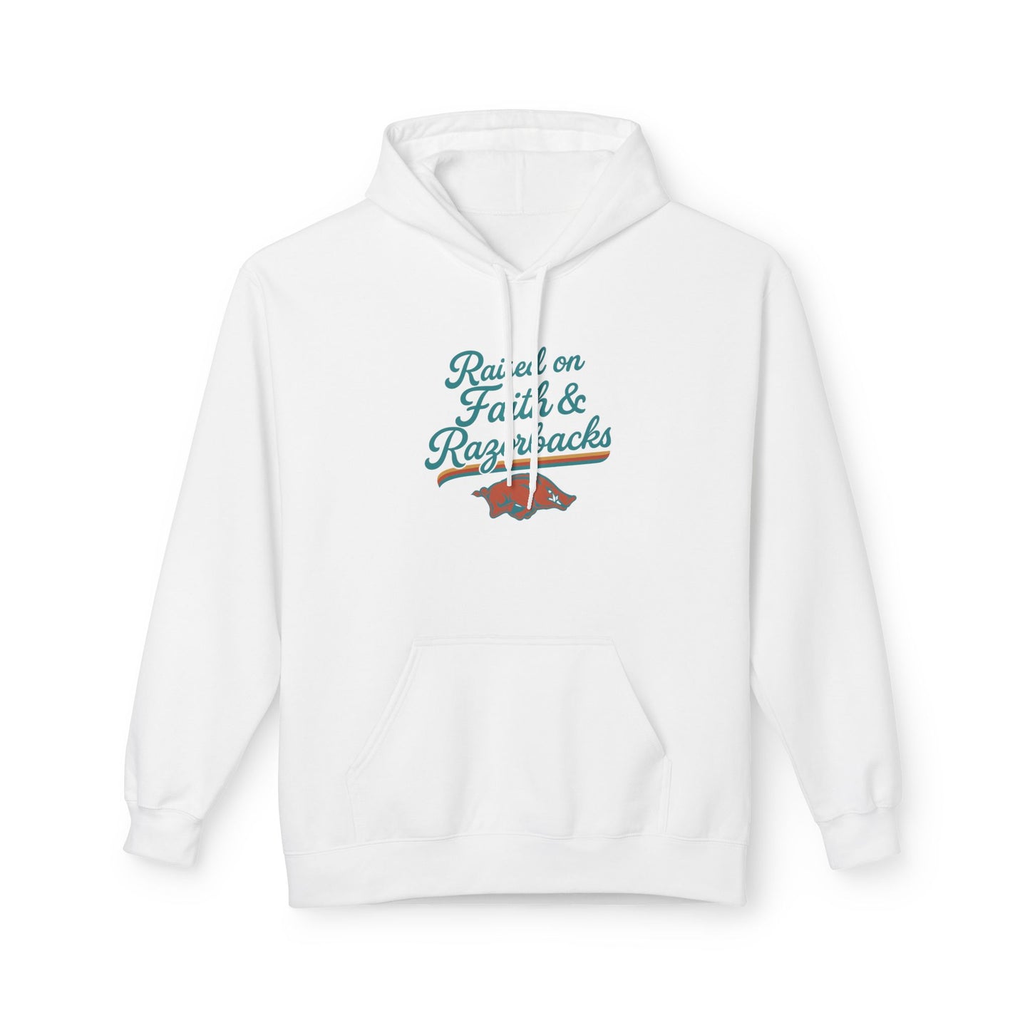 Raised on Faith & Razorbacks Hoodie