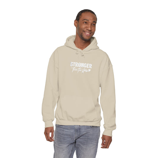 Stronger Than The Storm Hoodie – Inspirational Recovery Sweatshirt