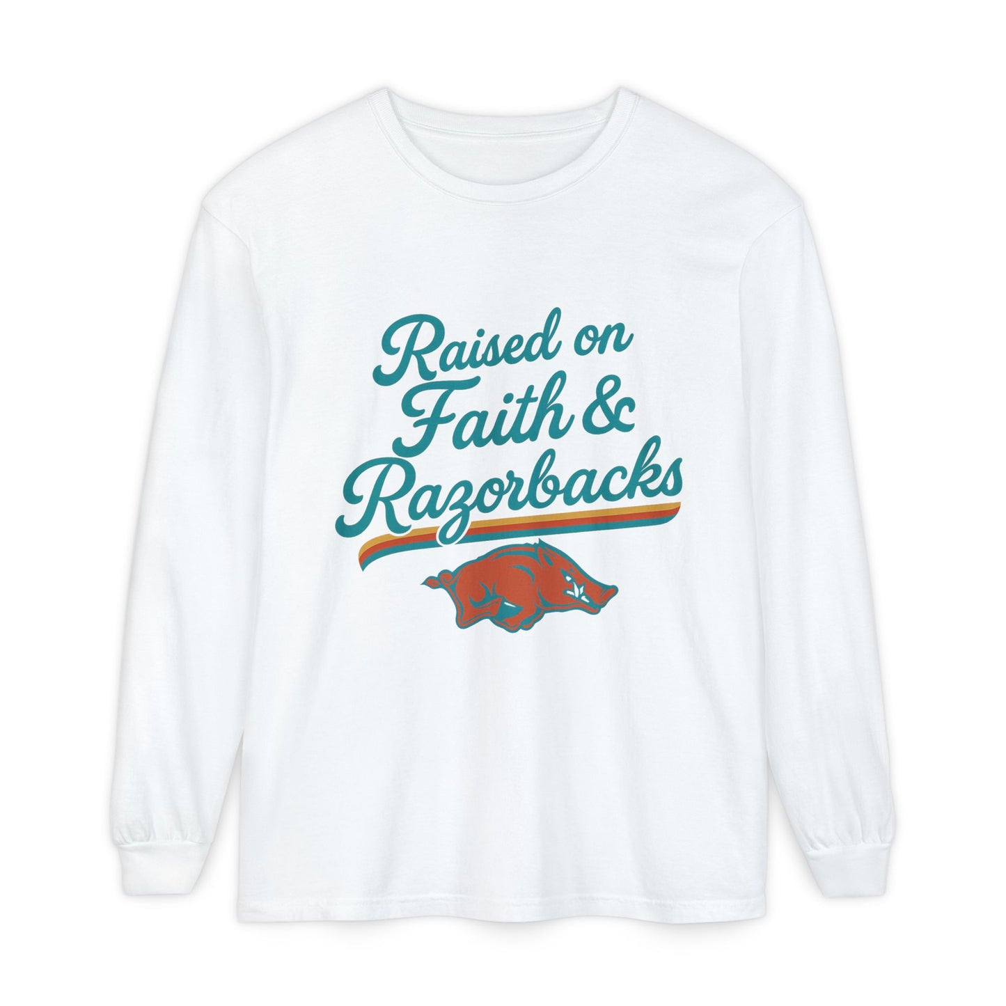 Faith & Razorbacks Long Sleeve T-Shirt