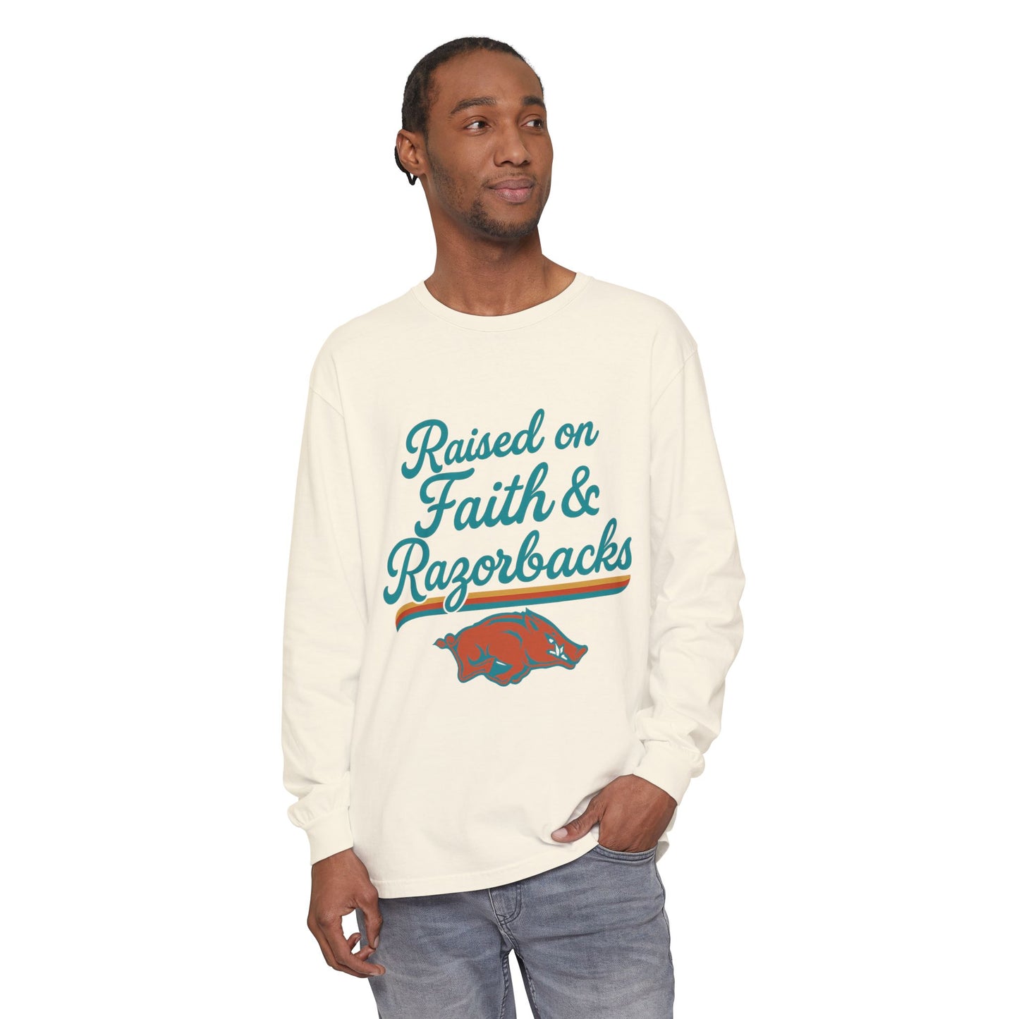 Faith & Razorbacks Long Sleeve T-Shirt
