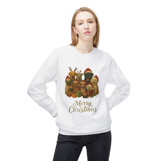 Christmas Dog Sweatshirt - Merry Christmas Crewneck