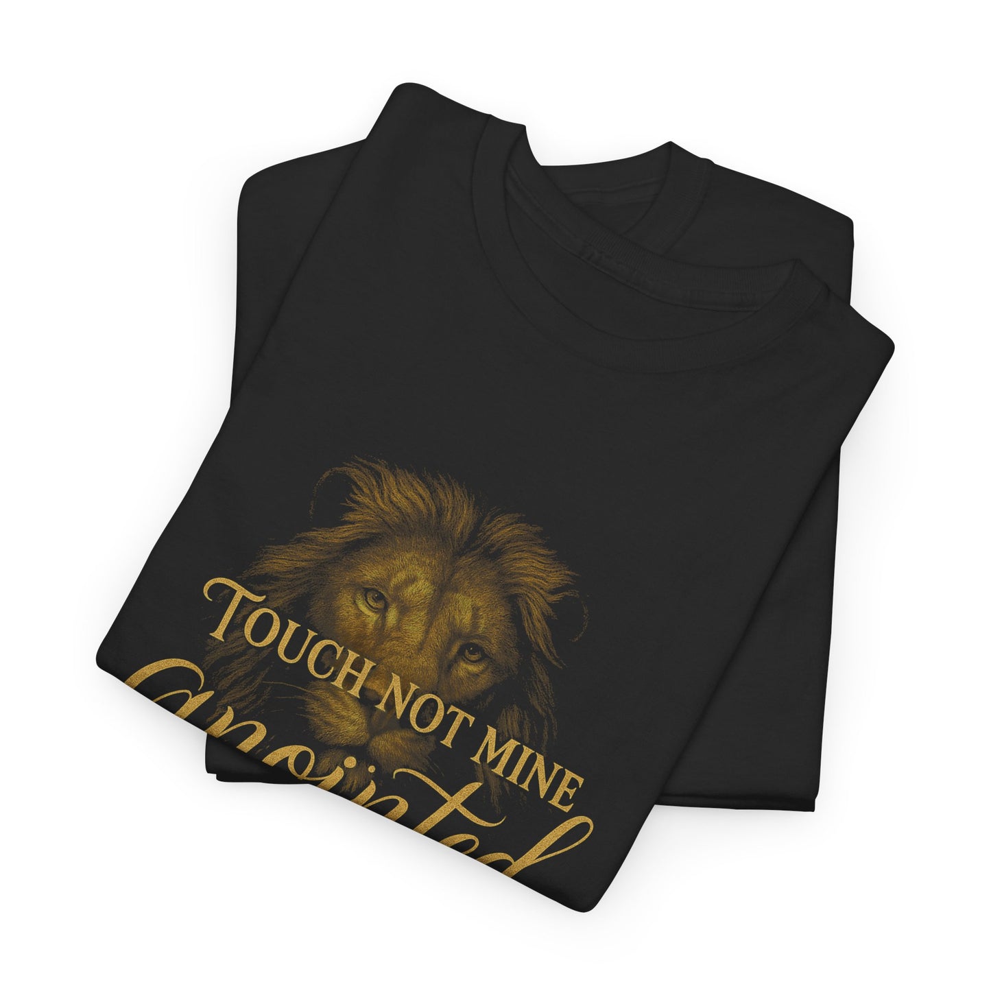 Christian Lion Graphic Tee - Touch Not Mine Prophets