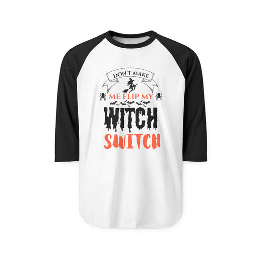 Halloween Witch Themed Raglan Shirt | Don't Make Me Flip My Witch Switch Tee | Unisex Shirt, 3/4 Sleeve Top, Spooky Season Apparel, [...]