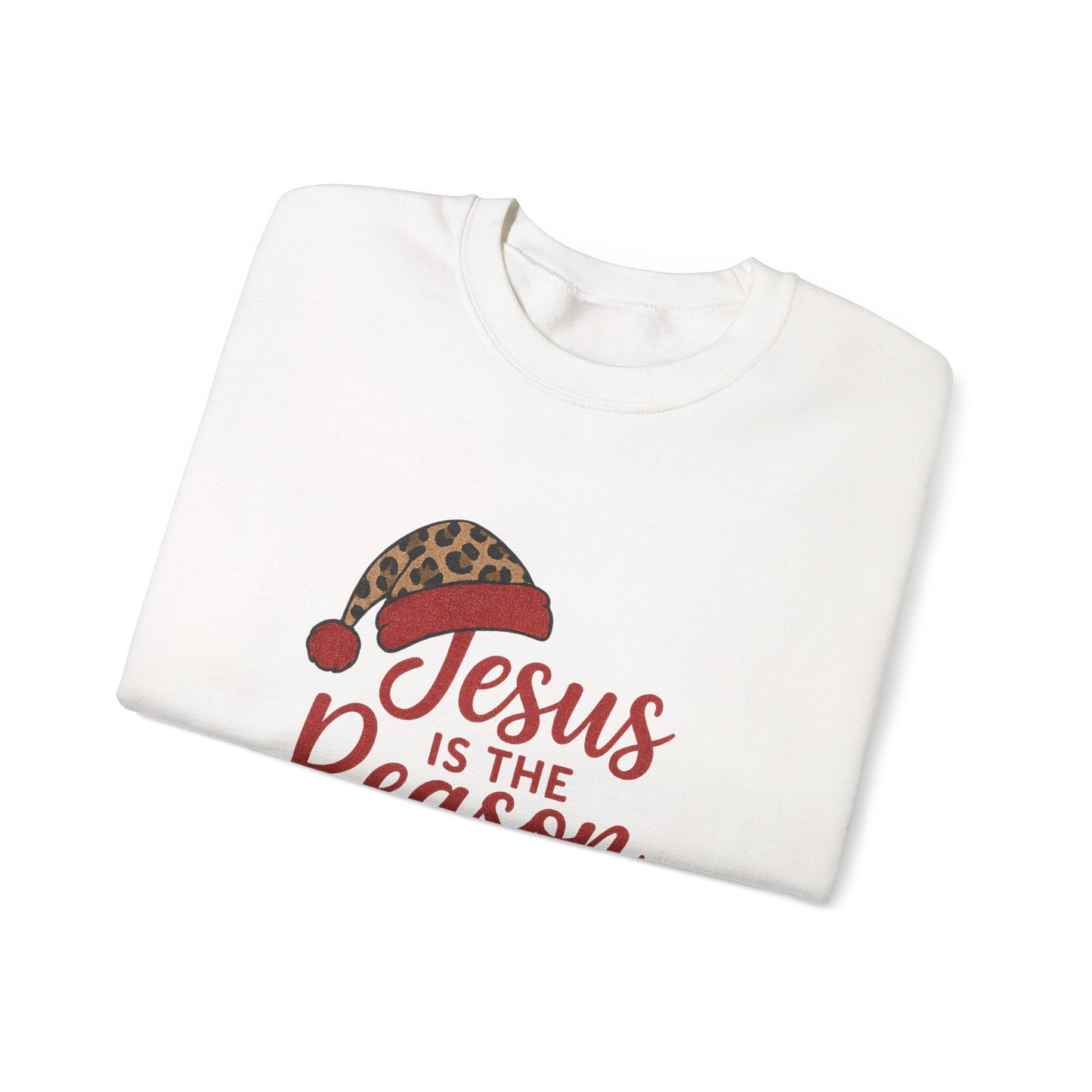 Christmas Sweatshirt, Holiday Apparel, Faith-Inspired Gift, Cozy Crewneck, Jesus is the Reason for the Season