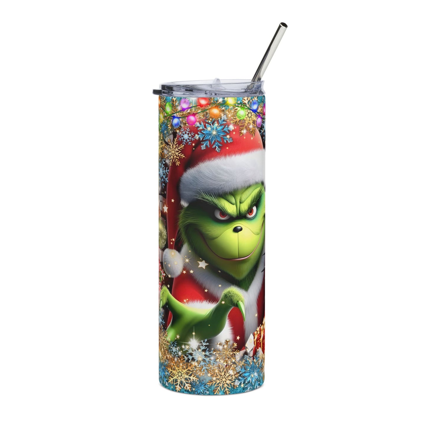 Christmas Character 20oz Stainless Steel Tumbler — Festive Holiday Travel Cup