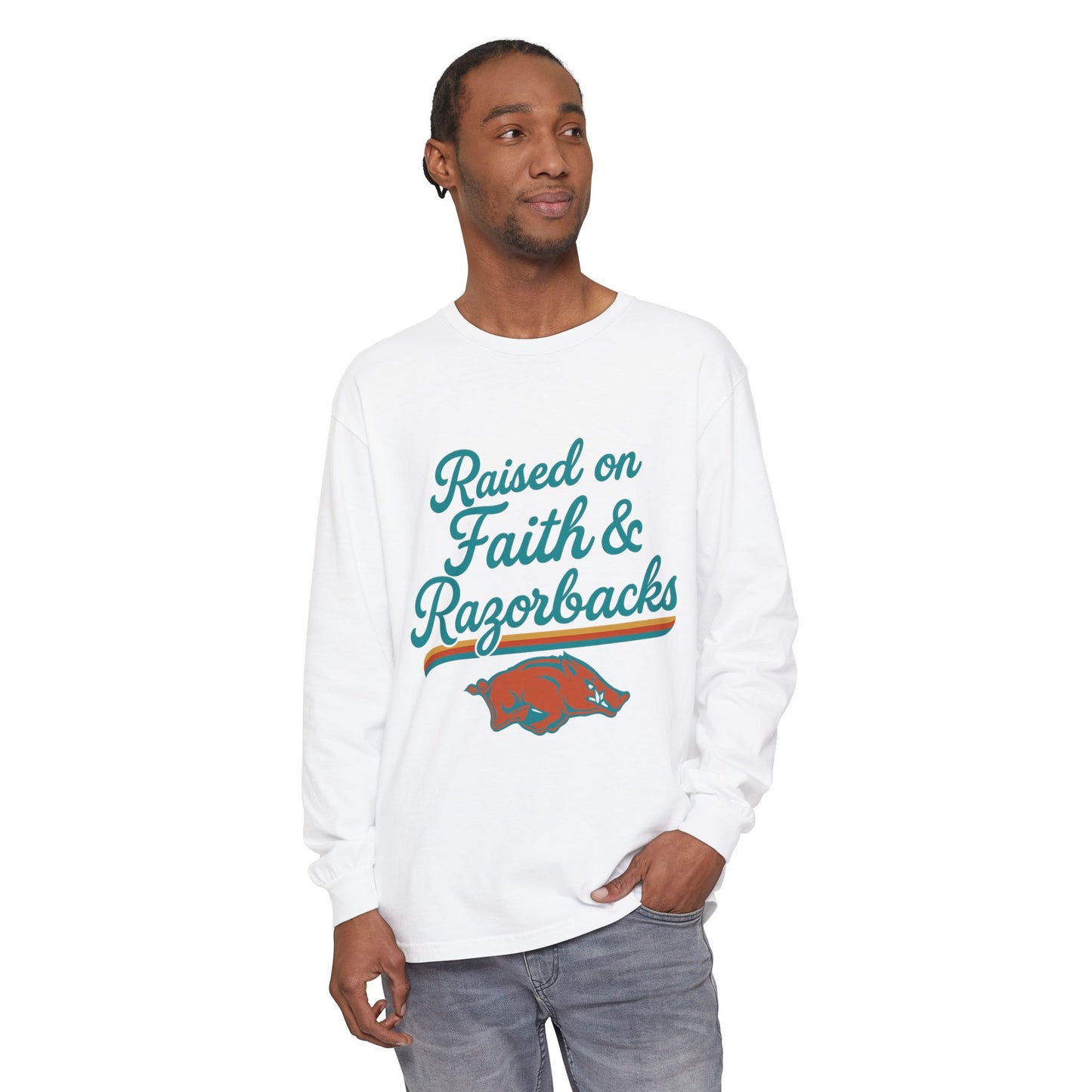 Faith & Razorbacks Long Sleeve T-Shirt