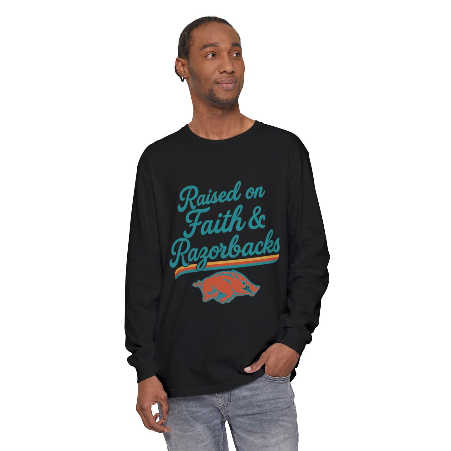 Faith & Razorbacks Long Sleeve T-Shirt