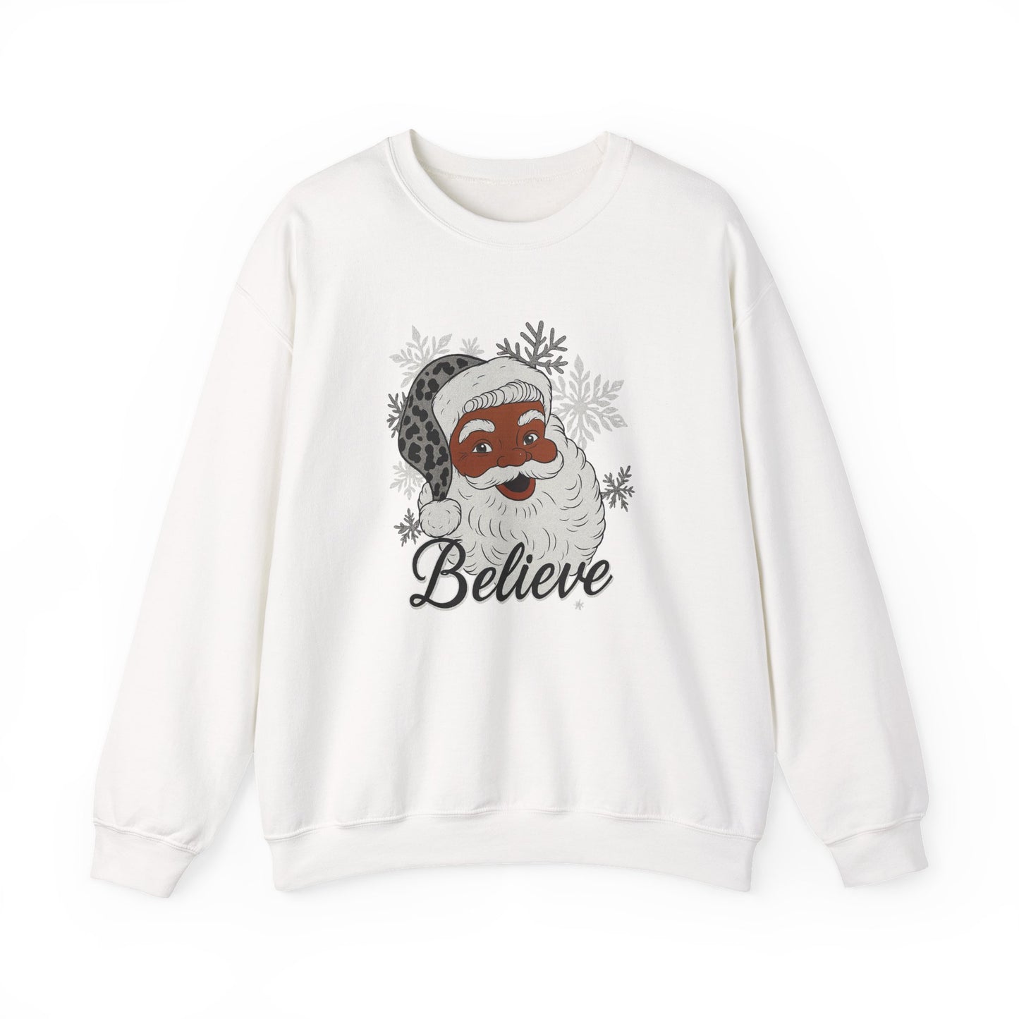 Believe Santa Crewneck Sweatshirt for Cozy Holidays