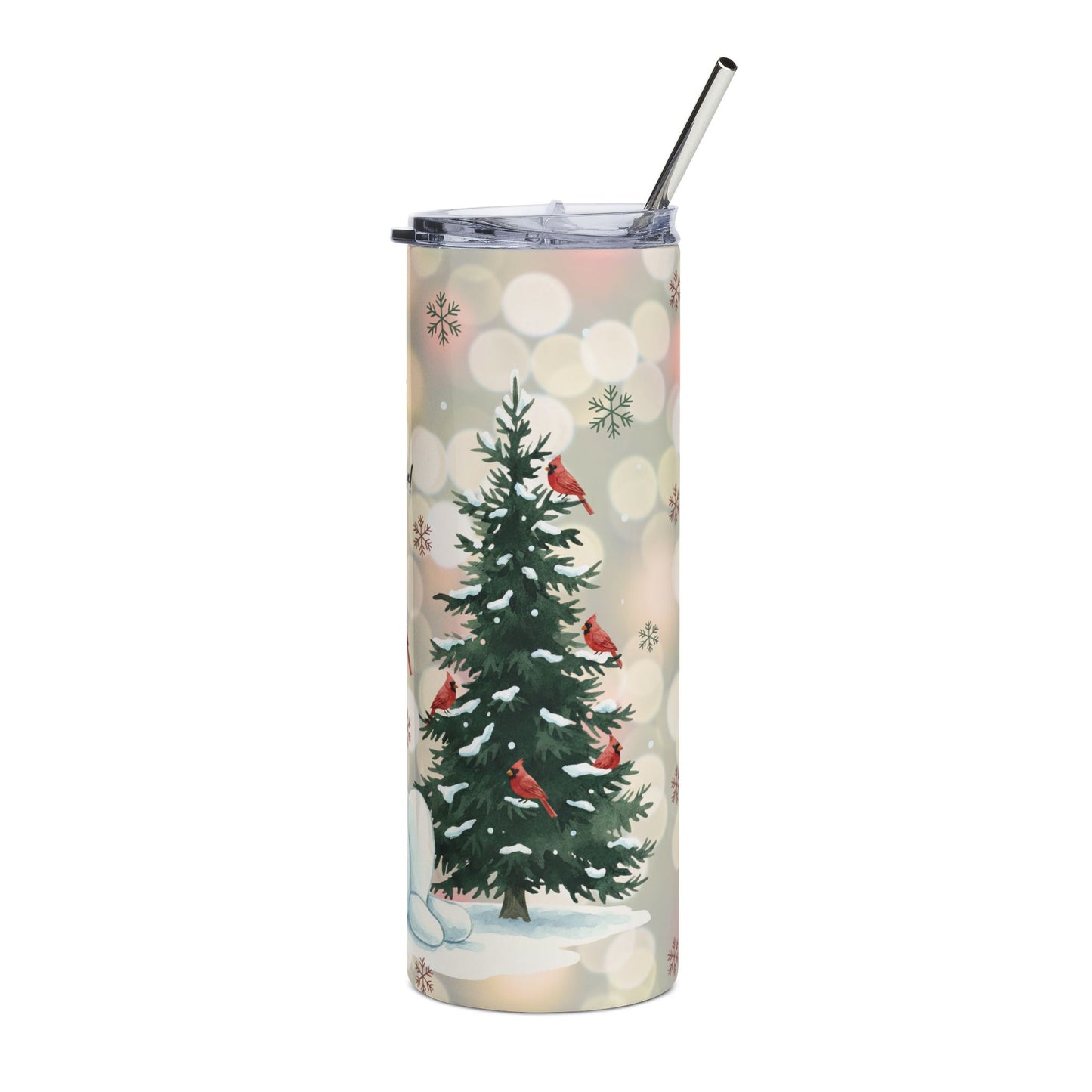 Winter Wonderland Stainless Steel Tumbler - 20oz Christmas Travel Mug