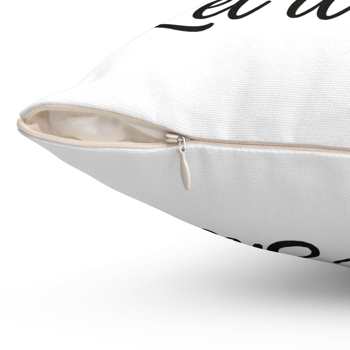 Let It Snow Snowman Pillow — Holiday Decorative Throw Pillow