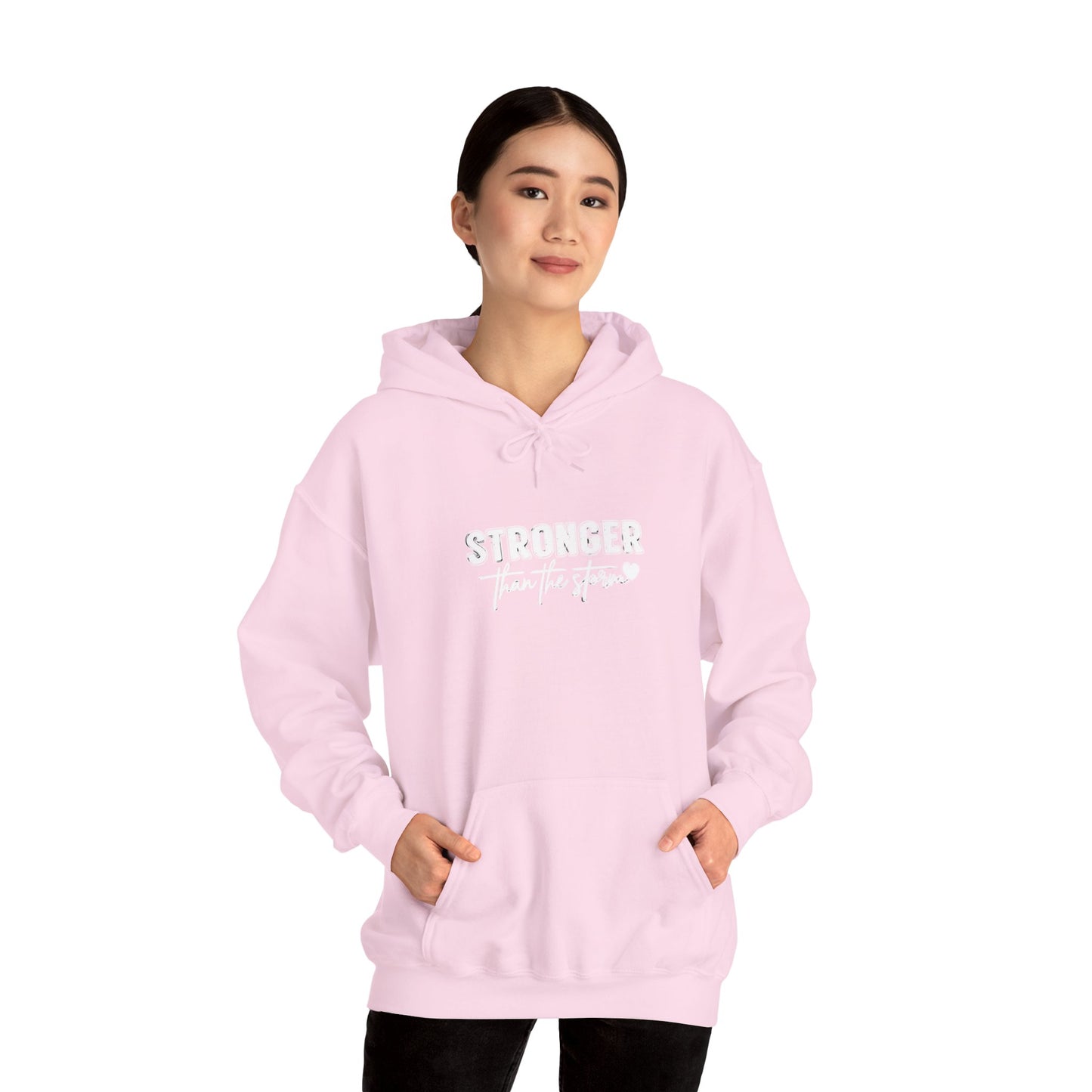 Stronger Than The Storm Hoodie – Inspirational Recovery Sweatshirt