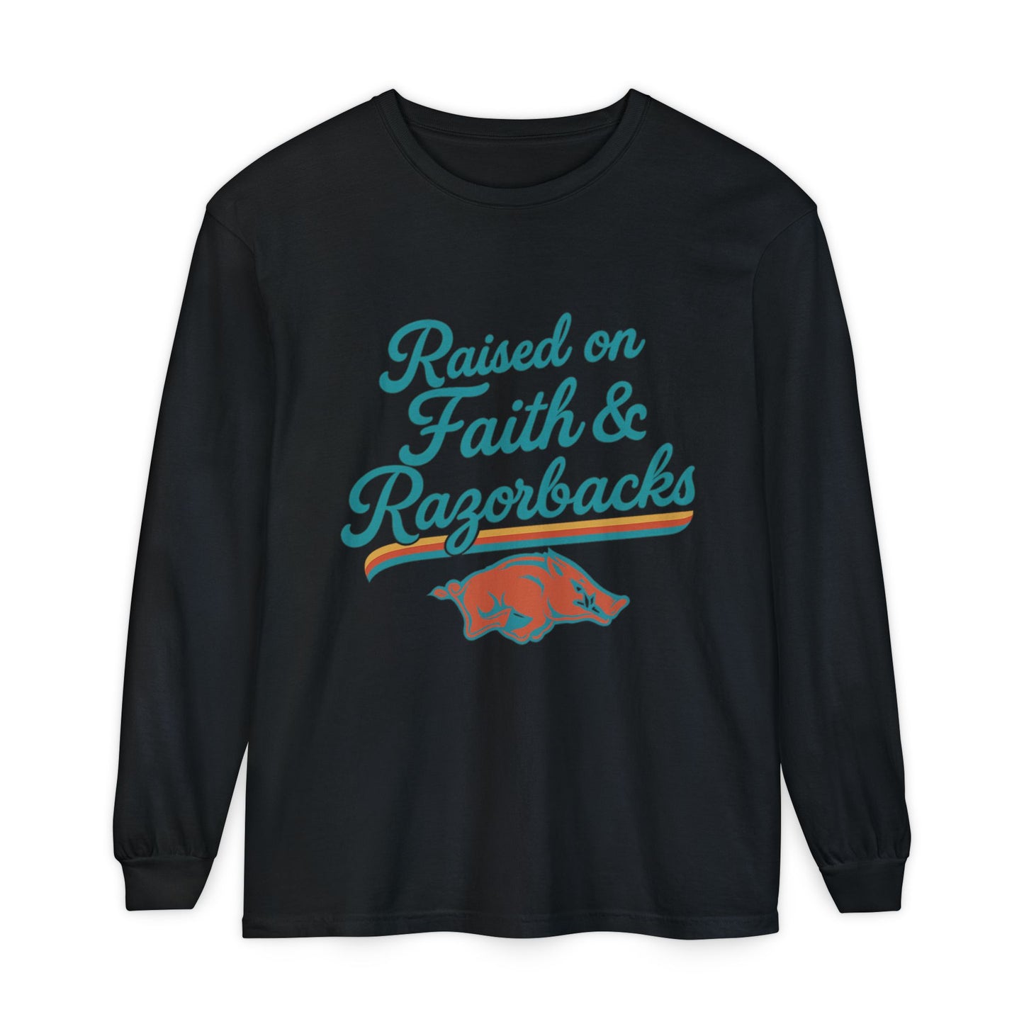 Faith & Razorbacks Long Sleeve T-Shirt
