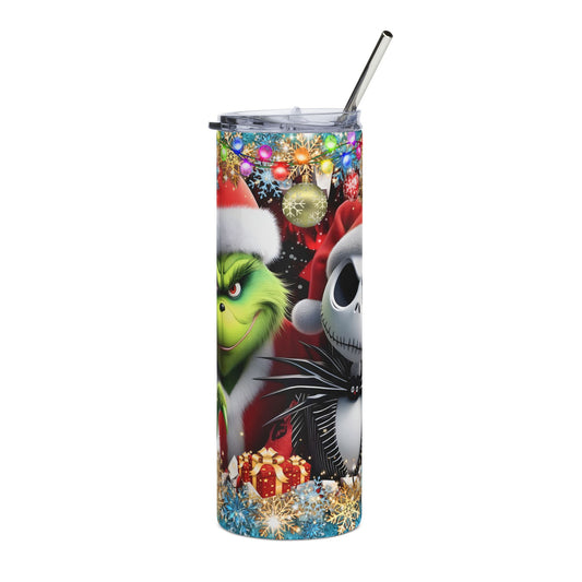 Christmas Character 20oz Stainless Steel Tumbler — Festive Holiday Travel Cup