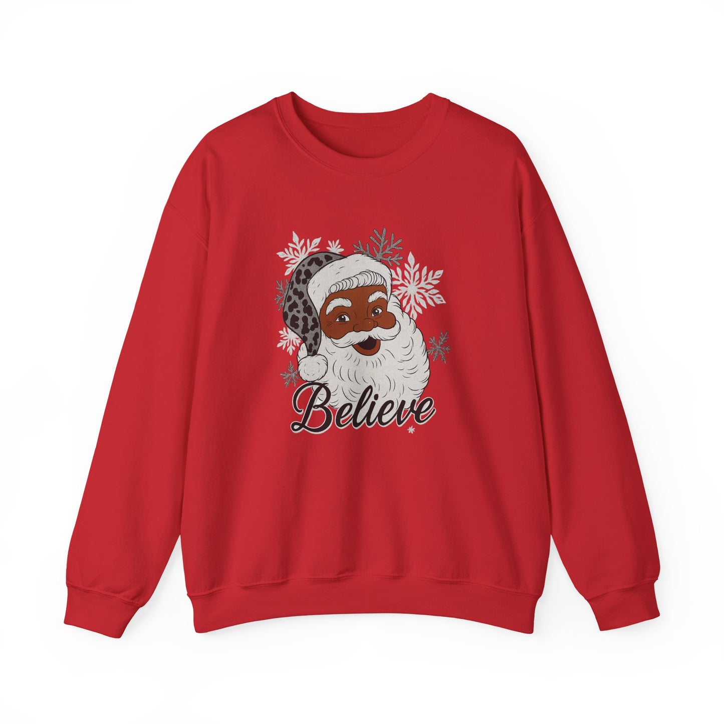 Believe Santa Crewneck Sweatshirt for Cozy Holidays