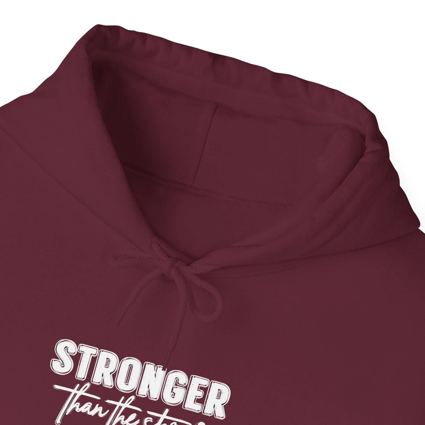 Stronger Than The Storm Hoodie – Inspirational Recovery Sweatshirt