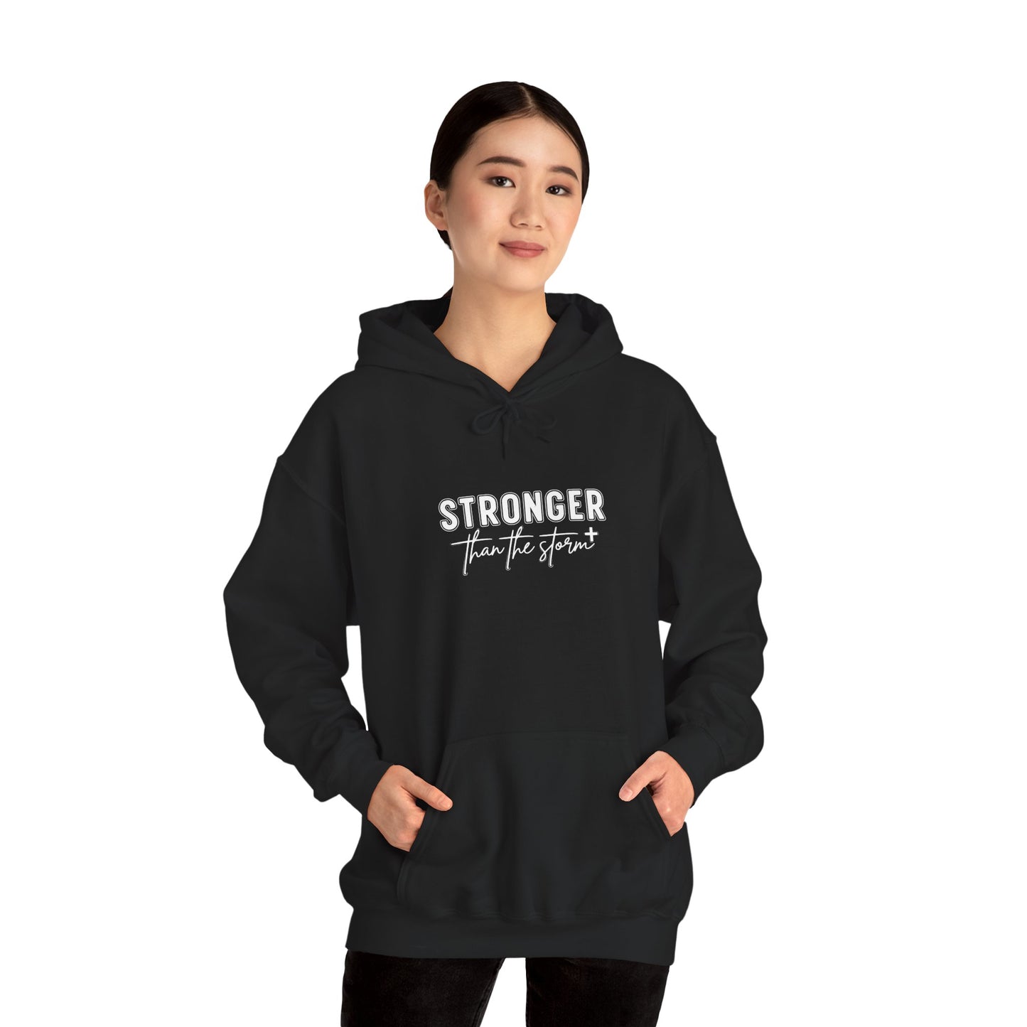 Copy of Stronger Than The Storm Hoodie – Inspirational Recovery Sweatshirt