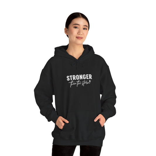 Copy of Stronger Than The Storm Hoodie – Inspirational Recovery Sweatshirt