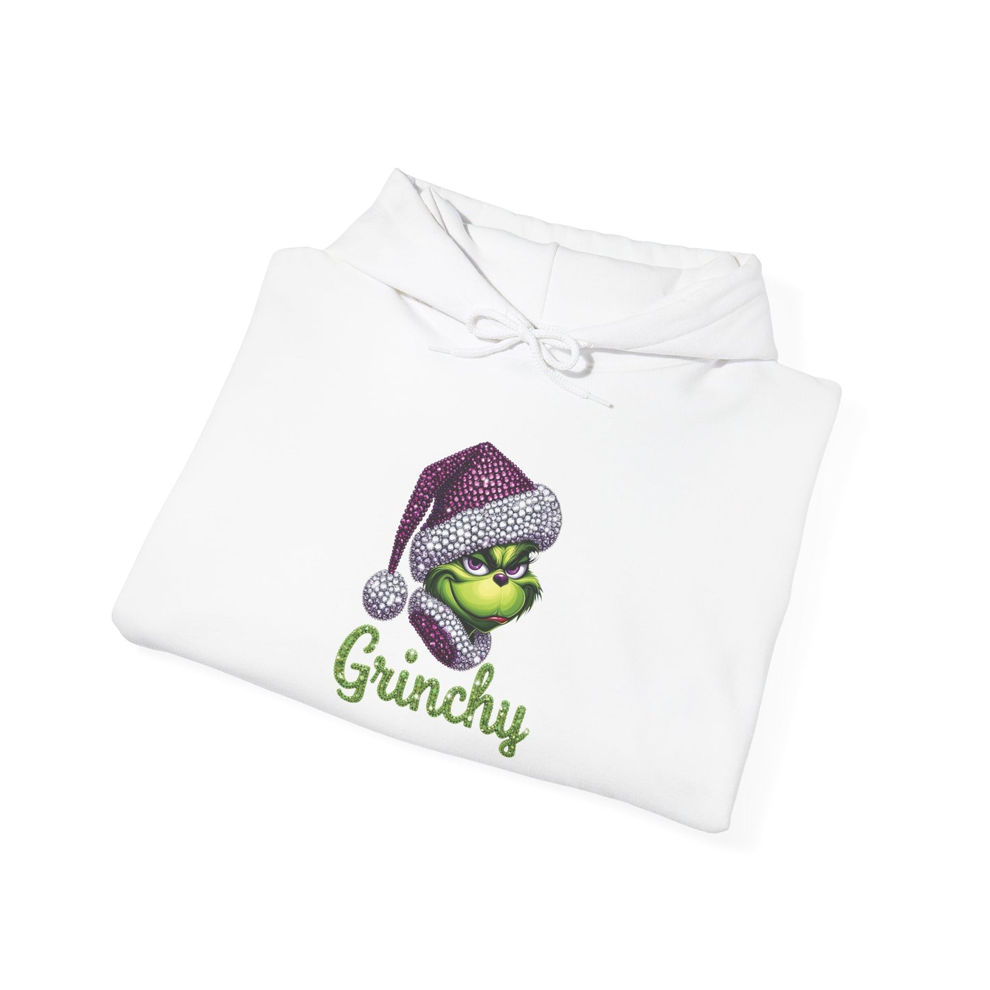 Grinchy Holiday Hoodie — Grinch Face Christmas Pullover