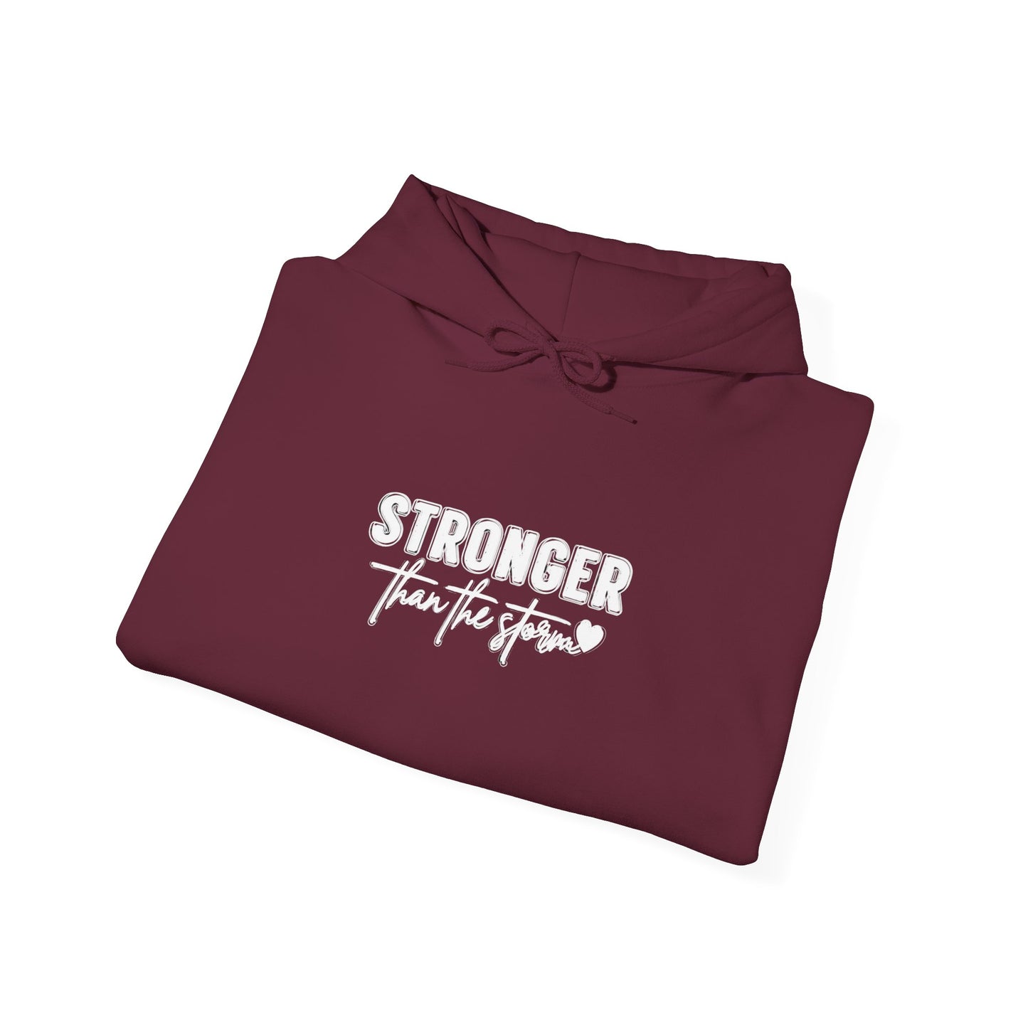 Stronger Than The Storm Hoodie – Inspirational Recovery Sweatshirt