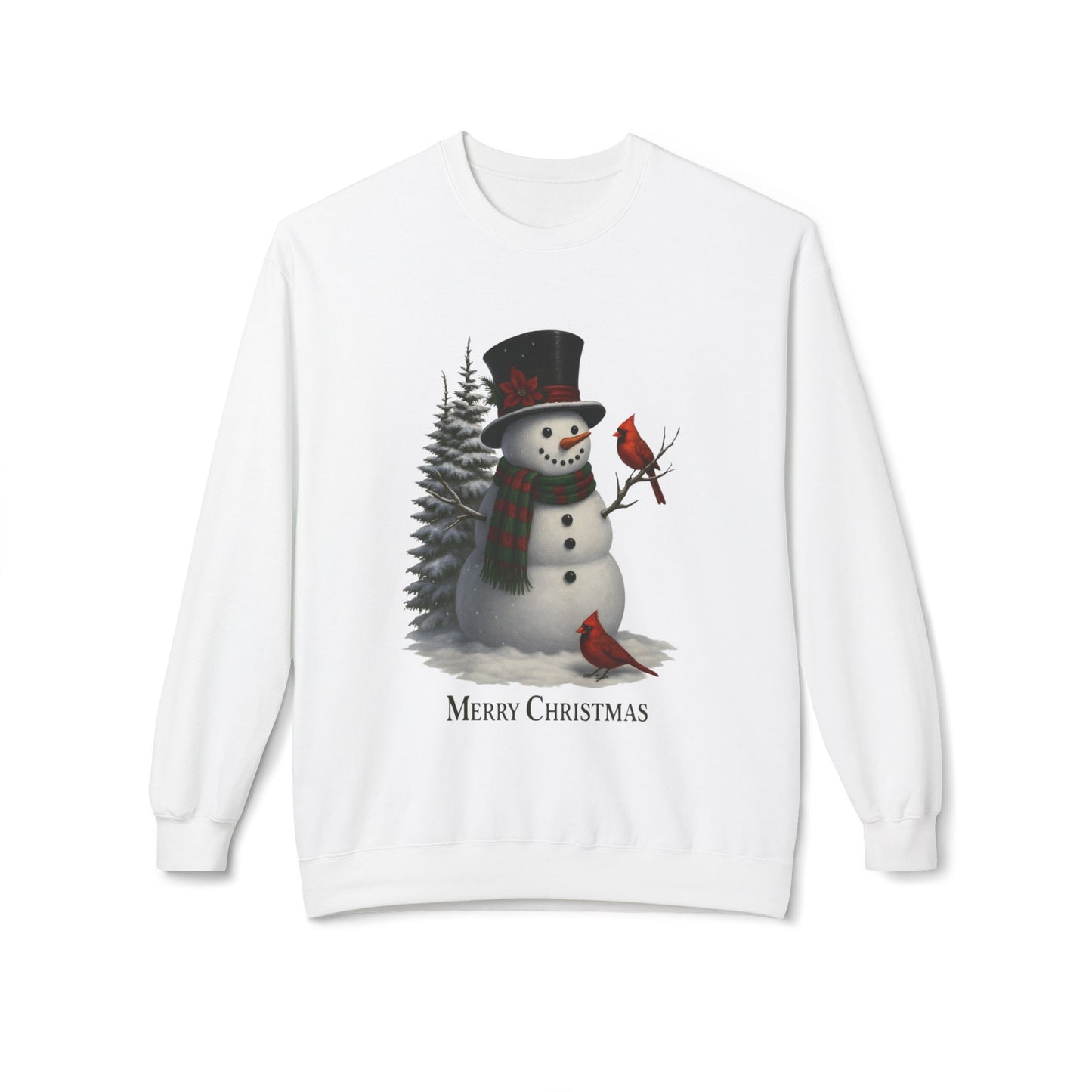 Merry Christmas Snowman Crewneck Sweatshirt