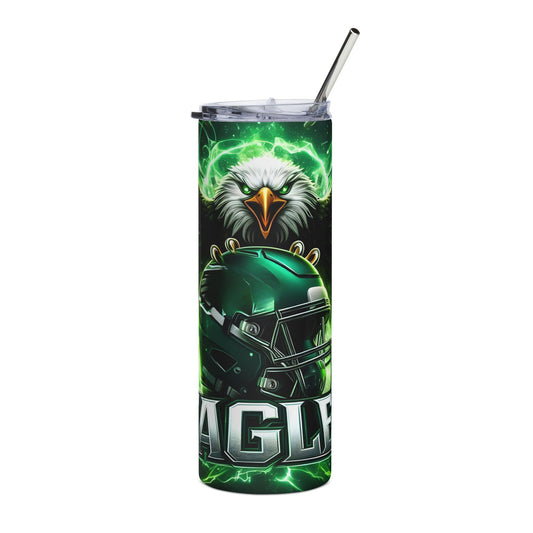 Eagles Neon Eagle & Helmet 20oz Stainless Steel Tumbler